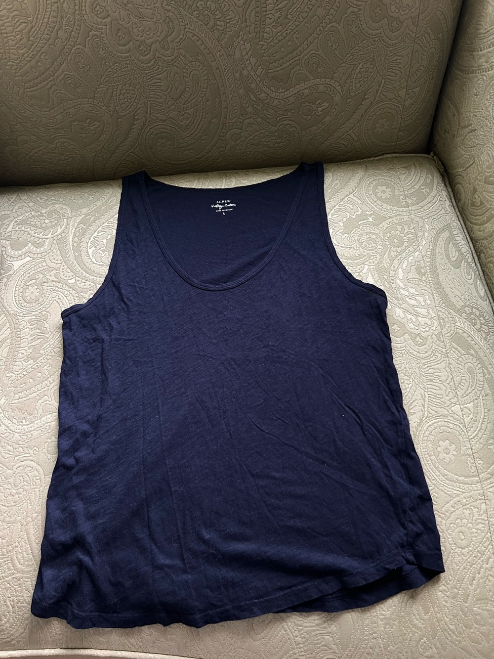 J. Crew Vintage Cotton Tank Size Large